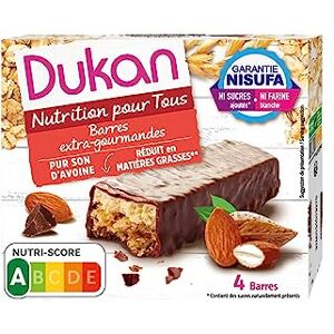 Dukan Barres de Son d'Avoine Extra-Gourmand Chocolat noir 120 g - Publicité Dukan Barres de Son d'Avoine Extra-Gourmand Chocolat noir 120 g - Publicité