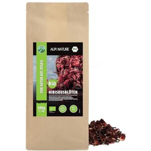 Alpi Nature Hibiscus BIO Tisane 500g, Fleurs d'Hibiscus Entières Séchées, Thé en Vrac - Publicité Alpi Nature Hibiscus BIO Tisane 500g, Fleurs d'Hibiscus Entières Séchées, Thé en Vrac - Publicité