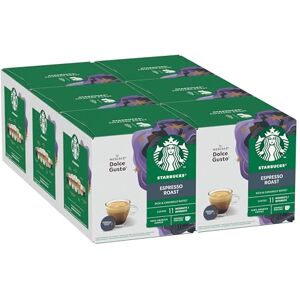 STARBUCKS Espresso Roast by Nescafé Dolce Gusto, Torréfaction Brune, Capsules de Café 6 x 12 (72 Capsules) - Publicité STARBUCKS Espresso Roast by Nescafé Dolce Gusto, Torréfaction Brune, Capsules de Café 6 x 12 (72 Capsules) - Publicité