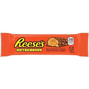 Reese's Barre Beurre de Cacahuète Nutrageous 47g - Publicité Reese's Barre Beurre de Cacahuète Nutrageous 47g - Publicité