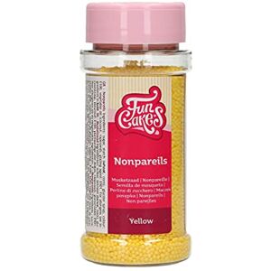 FunCakes Nonpareils Jaune: Sprinkles de gâteau, bon goût, parfait pour la décoration de gâteaux, des centaines et des milliers de sprinkles. 80 g. Publicité FunCakes Nonpareils Jaune: Sprinkles de gâteau, bon goût, parfait pour la décoration de gâteaux, des centaines et des milliers de sprinkles. 80 g. Publicité