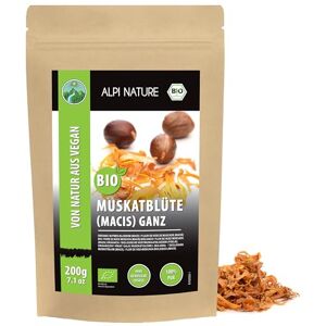 Alpi Nature Macis BIO 200g, Macis Séchée Entière, Arille Noix de Muscade bio, Fleur de Muscade - Publicité Alpi Nature Macis BIO 200g, Macis Séchée Entière, Arille Noix de Muscade bio, Fleur de Muscade - Publicité