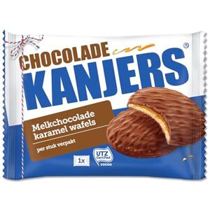 Kanjers Stroopwafels Choco Wafels (24X 45Gr) Stroopwafels Caramel 24 Pack 1080 Gram Total - Publicité Kanjers Stroopwafels Choco Wafels (24X 45Gr) Stroopwafels Caramel 24 Pack 1080 Gram Total - Publicité