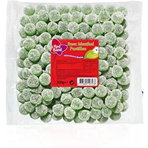 Red Band Pastilles Euca Menthol extra fortes et sucrées 500 g - Publicité Red Band Pastilles Euca Menthol extra fortes et sucrées 500 g - Publicité