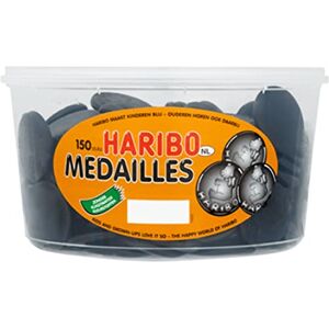 HARIBO Reglisse Médailles De La Réglisse Reglisse Bonbon Bonbon 150 Pack 1200 Gramme Total - Publicité HARIBO Reglisse Médailles De La Réglisse Reglisse Bonbon Bonbon 150 Pack 1200 Gramme Total - Publicité