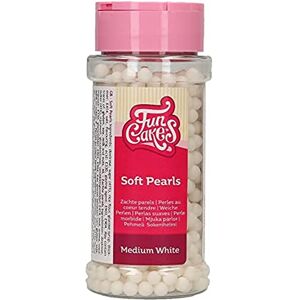 FunCakes Perles en Sucre Medium White: sprinkles gâteau, bon goût, parfait pour la décoration de gâteaux, perles de sucre comestibles. 60 g. Publicité FunCakes Perles en Sucre Medium White: sprinkles gâteau, bon goût, parfait pour la décoration de gâteaux, perles de sucre comestibles. 60 g. Publicité