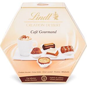 Lindt Boîte de Chocolats Café Gourmand CREATION DESSERT Inspiration pâtissière 193g - Publicité Lindt Boîte de Chocolats Café Gourmand CREATION DESSERT Inspiration pâtissière 193g - Publicité