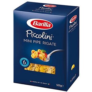 Barilla Piccolini Mini Pipe Rigate 500g (lot de 3) - Publicité Barilla Piccolini Mini Pipe Rigate 500g (lot de 3) - Publicité