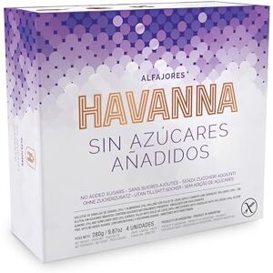 Havanna Alfajores Argentins Sans Sucres Ajoutés Biscuits aux Graines de Tournesol Sans Gluten Fourrés au Dulce de Leche Sans Sucres Ajoutés Avec 70% Cacao Boîte 4 Unités 280g - Publicité Havanna Alfajores Argentins Sans Sucres Ajoutés Biscuits aux Graines de Tournesol Sans Gluten Fourrés au Dulce de Leche Sans Sucres Ajoutés Avec 70% Cacao Boîte 4 Unités 280g - Publicité