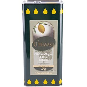 U'TRAVASU ® Huile d'Olive Extra Vierge Biologique bidon 5l 100% Italienne Produit en Sicile Extraction à Froid - Publicité U'TRAVASU ® Huile d'Olive Extra Vierge Biologique bidon 5l 100% Italienne Produit en Sicile Extraction à Froid - Publicité
