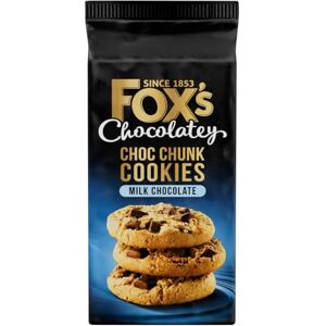 Fox's Fabulous Biscuits au chocolat au lait Biscuits aux pépites de chocolat au lait 3 x 180 grammes - Publicité Fox's Fabulous Biscuits au chocolat au lait Biscuits aux pépites de chocolat au lait 3 x 180 grammes - Publicité