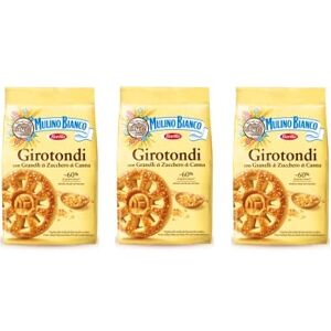 Mulino Bianco Girotondi Lot de 3 biscuits italiens 350 g - Publicité Mulino Bianco Girotondi Lot de 3 biscuits italiens 350 g - Publicité