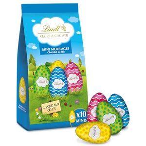 Lindt Sachet de Mini-Moulages ŒUFS A CACHER Chocolat au Lait Idéal pour Pâques, 120g - Publicité Lindt Sachet de Mini-Moulages ŒUFS A CACHER Chocolat au Lait Idéal pour Pâques, 120g - Publicité