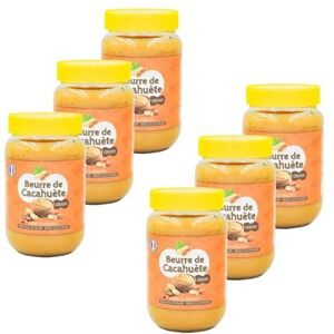 Agidra Lot 6x Beurre de cacahuète creamy Pot 340g - Publicité Agidra Lot 6x Beurre de cacahuète creamy Pot 340g - Publicité