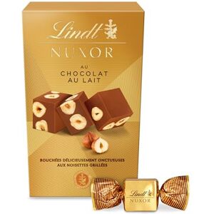 Lindt Cornet NUXOR Chocolat au Lait et aux Noisettes entières Croquant et Fondant, 150g - Publicité Lindt Cornet NUXOR Chocolat au Lait et aux Noisettes entières Croquant et Fondant, 150g - Publicité