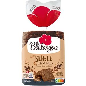 LA BOULANGERE Pain de mie Seigle & Graines 500g - Publicité LA BOULANGERE Pain de mie Seigle & Graines 500g - Publicité