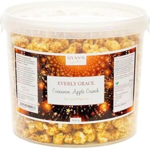 Everly Grace Popcorn – Cinnamon Apple Crunch, 600 g – Seau de popcorn aux pommes et à la cannelle de notre manufacture à Augsbourg, Allemagne - Publicité Everly Grace Popcorn – Cinnamon Apple Crunch, 600 g – Seau de popcorn aux pommes et à la cannelle de notre manufacture à Augsbourg, Allemagne - Publicité
