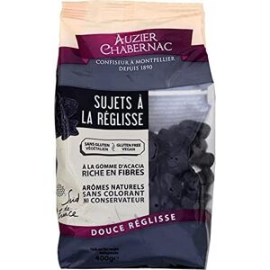 AUZIER CHABERNAC Petits Sujets à la réglisse Confiserie de Tradition : (Sac 400g Gomme arabique : Lot de 1) - Publicité AUZIER CHABERNAC Petits Sujets à la réglisse Confiserie de Tradition : (Sac 400g Gomme arabique : Lot de 1) - Publicité