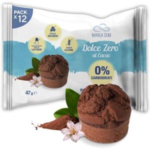 Nuvolazero Nuvola Zero Dolce Zero Cacao Tartelette, Sans Glucides, Sans Sucre, Sans Lactose, Sans Gluten, Riche en Fibres, Lot de 12, Fabriqué en Italie - Publicité Nuvolazero Nuvola Zero Dolce Zero Cacao Tartelette, Sans Glucides, Sans Sucre, Sans Lactose, Sans Gluten, Riche en Fibres, Lot de 12, Fabriqué en Italie - Publicité