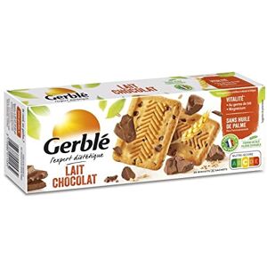Gerblé Biscuits Lait Chocolat 230G Lot De 4 - Publicité Gerblé Biscuits Lait Chocolat 230G Lot De 4 - Publicité