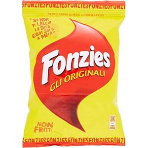 Fonzies Lot de 24 collations de maïs avec fromage 100 g de chips de fromage avec collation au maïs italienne - Publicité Fonzies Lot de 24 collations de maïs avec fromage 100 g de chips de fromage avec collation au maïs italienne - Publicité