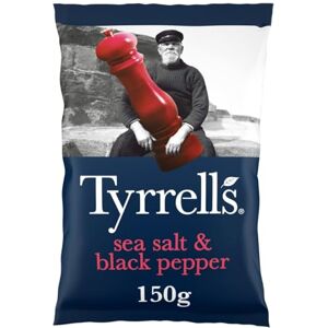 Tyrrells Sel de mer et poivre noir, 150 g - Publicité Tyrrells Sel de mer et poivre noir, 150 g - Publicité