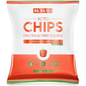Be Keto Keto Chips Poivrons rouges frais 30g - Publicité Be Keto Keto Chips Poivrons rouges frais 30g - Publicité