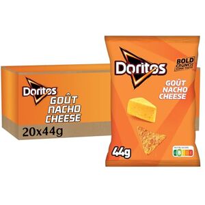 Doritos Nacho Cheese 44 g Lot de 20 - Publicité Doritos Nacho Cheese 44 g Lot de 20 - Publicité