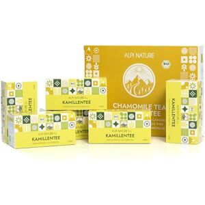 Alpi Nature Camomille BIO Tisane, 120 Sachets de 120g, Paquet de 6 x 20 Sachets de 1g, Camomille Infusion - Publicité Alpi Nature Camomille BIO Tisane, 120 Sachets de 120g, Paquet de 6 x 20 Sachets de 1g, Camomille Infusion - Publicité