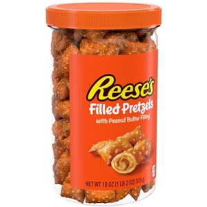 Reese's Bretzels fourrés Reese’s, 510 g – Bretzels Reese’s fourrés à la crème de beurre de cacahuète, 510 g - Publicité Reese's Bretzels fourrés Reese’s, 510 g – Bretzels Reese’s fourrés à la crème de beurre de cacahuète, 510 g - Publicité