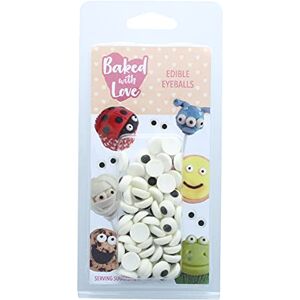 Baked with Love Culpitt Edible Sugar Eyes by Pack of 50, pour halloween - Publicité Baked with Love Culpitt Edible Sugar Eyes by Pack of 50, pour halloween - Publicité