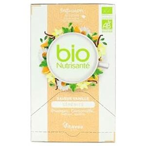 Vitavea Infusion tisane sérénité vanille 20 sachets - Publicité Vitavea Infusion tisane sérénité vanille 20 sachets - Publicité