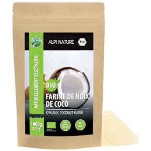 Alpi Nature Farine de Noix de Coco BIO 1kg, Noix de Coco Moulue pour Pâtisserie, Farine sans Gluten - Publicité Alpi Nature Farine de Noix de Coco BIO 1kg, Noix de Coco Moulue pour Pâtisserie, Farine sans Gluten - Publicité
