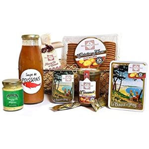 Biscuiterie des Marais Panier gourmand Les délices de Bretagne - Publicité Biscuiterie des Marais Panier gourmand Les délices de Bretagne - Publicité