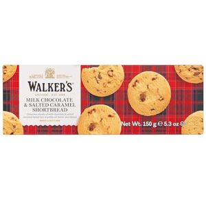 Walkers Ronds de sablés au caramel salé et chocolat au lait – Recette écossaise traditionnelle, 150 g - Publicité Walkers Ronds de sablés au caramel salé et chocolat au lait – Recette écossaise traditionnelle, 150 g - Publicité