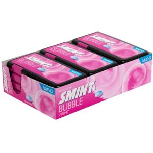 Smint Flat Bubble Mint – Bonbons sans sucre – Pastilles goût menthe et chewing-gum – Pack de 12 boîtes de 21 g – Frais, Doux et Sans Calories Ajoutées - Publicité Smint Flat Bubble Mint – Bonbons sans sucre – Pastilles goût menthe et chewing-gum – Pack de 12 boîtes de 21 g – Frais, Doux et Sans Calories Ajoutées - Publicité