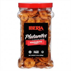 IBERIA Maduritos Naturally Sweet Plantain Chips, 590 ml, 1 pièce - Publicité IBERIA Maduritos Naturally Sweet Plantain Chips, 590 ml, 1 pièce - Publicité