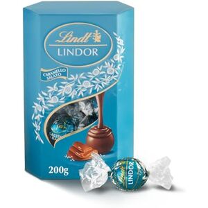 Lindt Lindor Caramello Salato Pralines au chocolat au lait et cristaux de sel avec caramel doux salé 200 g - Publicité Lindt Lindor Caramello Salato Pralines au chocolat au lait et cristaux de sel avec caramel doux salé 200 g - Publicité