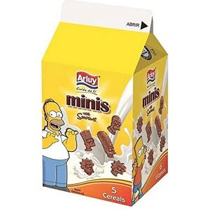 ARLUY , Mini Biscuits Simpson au Chocolat, Mini Biscuits Petit Déjeuner, Boîte 135 gr. Publicité ARLUY , Mini Biscuits Simpson au Chocolat, Mini Biscuits Petit Déjeuner, Boîte 135 gr. Publicité