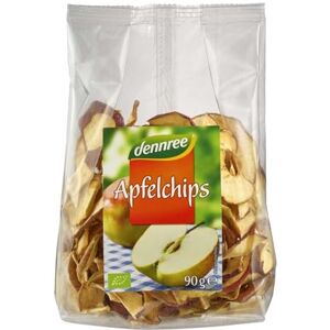 dennree Chips de pomme, non pelées et séchées, 90 g (1) - Publicité dennree Chips de pomme, non pelées et séchées, 90 g (1) - Publicité