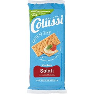 Colussi Crackers salati Lot de 3 biscuits salés 500 g - Publicité Colussi Crackers salati Lot de 3 biscuits salés 500 g - Publicité