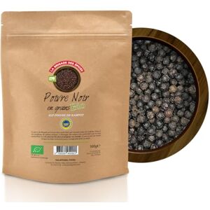 La Brigade des Épices Poivre Noir de Kampot en grains BIO & IGP 100g PREMIUM Conditionné en France - Publicité La Brigade des Épices Poivre Noir de Kampot en grains BIO & IGP 100g PREMIUM Conditionné en France - Publicité