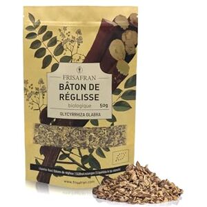 FRISAFRAN Racines de réglisse coupées BIO 50g COUPE D'INFUSION Directement du fabricant Thé-réglisse Infusion Tisanes tisane Racine Naturelle - Publicité FRISAFRAN Racines de réglisse coupées BIO 50g COUPE D'INFUSION Directement du fabricant Thé-réglisse Infusion Tisanes tisane Racine Naturelle - Publicité
