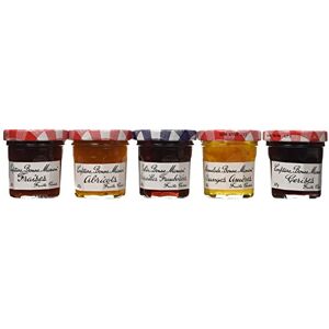 Bonne Maman Mini confitures assorties – Fraise, abricot, framboise, marmelade d'orange, cerise – 250 g au total par - Publicité Bonne Maman Mini confitures assorties – Fraise, abricot, framboise, marmelade d'orange, cerise – 250 g au total par - Publicité