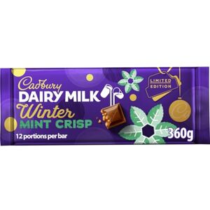 Cadbury - Dairy Milk Winter Mint Crisp Edition - Publicité Cadbury - Dairy Milk Winter Mint Crisp Edition - Publicité