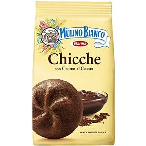 Mulino Bianco , , Chicche di Cacao Biscuit fourrés à la crème de cacao à base de farines agricoles durables 1 paquet de 200g - Publicité Mulino Bianco , , Chicche di Cacao Biscuit fourrés à la crème de cacao à base de farines agricoles durables 1 paquet de 200g - Publicité