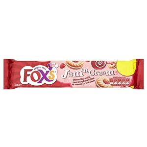 Fox's Biscuits Jam'n Cream à la crème et à la confiture lot de 4 paquets de 150 g - Publicité Fox's Biscuits Jam'n Cream à la crème et à la confiture lot de 4 paquets de 150 g - Publicité