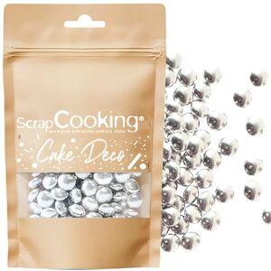 ScrapCooking Dragées Chocolat Argentées 60 g Décorations Alimentaires Pâtisserie Décors Sucrés Comestibles Perles Sprinkles Desserts, Gâteaux, Bûches Noël, Anniversaire Argent 7477 - Publicité ScrapCooking Dragées Chocolat Argentées 60 g Décorations Alimentaires Pâtisserie Décors Sucrés Comestibles Perles Sprinkles Desserts, Gâteaux, Bûches Noël, Anniversaire Argent 7477 - Publicité