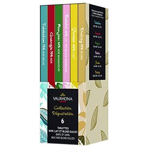 VALRHONA Collection Grands Crus 6 tablettes 420g - Publicité VALRHONA Collection Grands Crus 6 tablettes 420g - Publicité