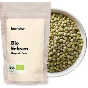 Kamelur 1kg de pois verts séchés BIO légumes secs BIO sans additifs pois secs BIO en emballage biodégradable - Publicité Kamelur 1kg de pois verts séchés BIO légumes secs BIO sans additifs pois secs BIO en emballage biodégradable - Publicité